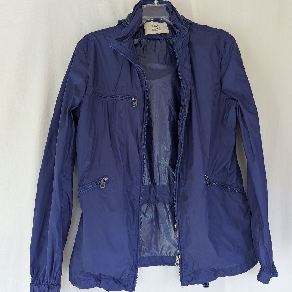 Cerruti 1881 Women's M Rain Jacket Hooded Nylon